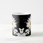おはよう! 素朴な農家のデイジーの芸術のカスタム コーヒーマグカップ (中央)