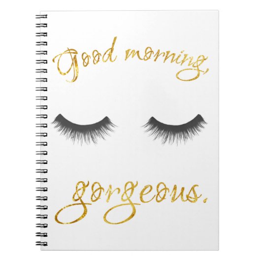 おはよう、豪華なノート ノートブック (正面)