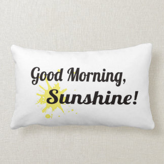 おはよう/Goodnight枕 ランバークッション