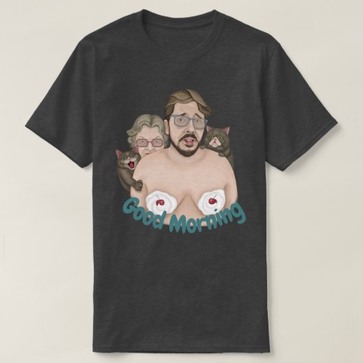 おはよう Tシャツ (デザイン正面)