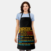 おばあおもしろいちゃんと孫 エプロン (着用した状態)