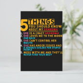 おばあおもしろいちゃんと孫 サンキューカード (スタンド正面)