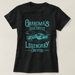 おばあおもしろいちゃんのタクシーサービス伝説の運転手 Tシャツ