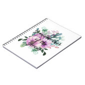 おばあさまの花婿または花嫁パープルさん ノートブック (左側)