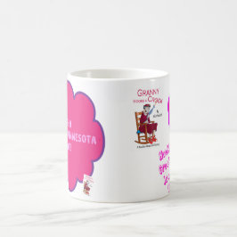 おばあさんからのおばあさんは屈折のマグを引っ掛けます コーヒーマグカップ