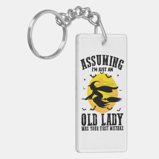 おばあさんが最初の魔女だとしたら キーホルダー (正面左)