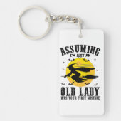 おばあさんが最初の魔女だとしたら キーホルダー (正面)