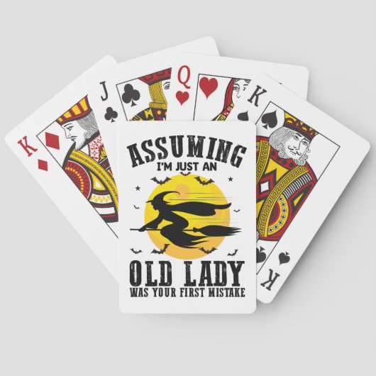 おばあさんが最初の魔女だとしたら トランプ (裏面)