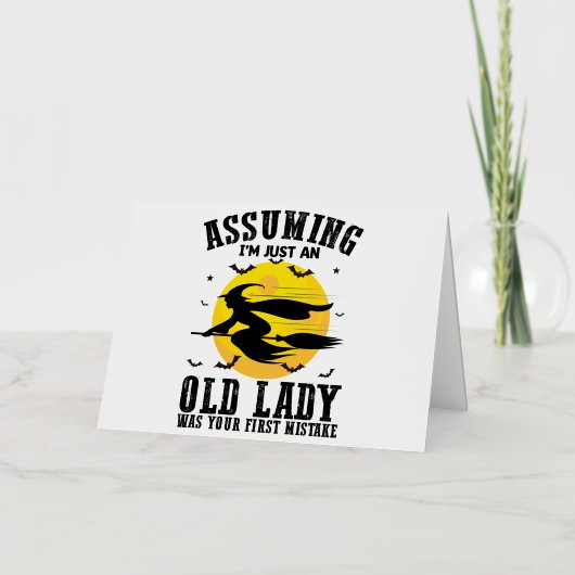 おばあさんが最初の魔女だとしたら 箔シーズンカード (正面)