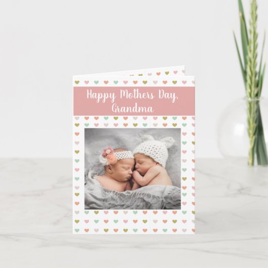 おばあさんが母の日にカードを出す シーズンカード (正面)