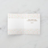 おばあさんが母の日にカードを出す シーズンカード (内部)