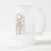 おばあさんの一晩中ちょうどTalkinのアメリカのマグ