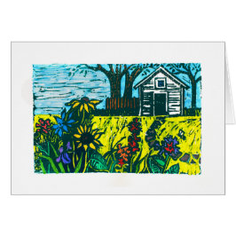 おばあさんの庭および祖父のToolshed