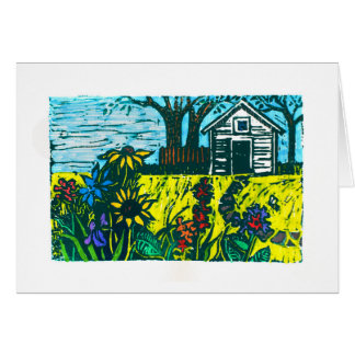 おばあさんの庭および祖父のToolshed