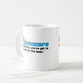 おばあさんの心配 コーヒーマグカップ (正面左)