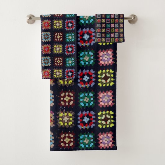 おばあさんの正方形 バスタオルセット (インサイチュ)