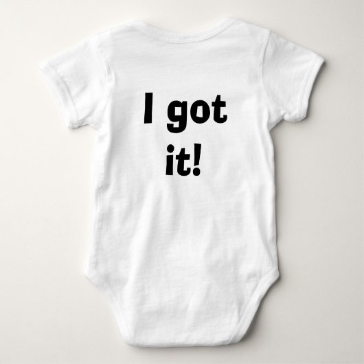 おばあさんへ行くこと ベビーボディスーツ (裏面)