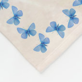 おばあさんを愛して孫娘に フリースブランケット (角)