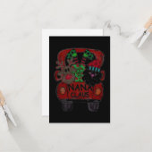 おばあさんクリスマス カード (正面/裏面インサイチュ)