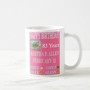 おばあさんB-DAYのマグ コーヒーマグカップ