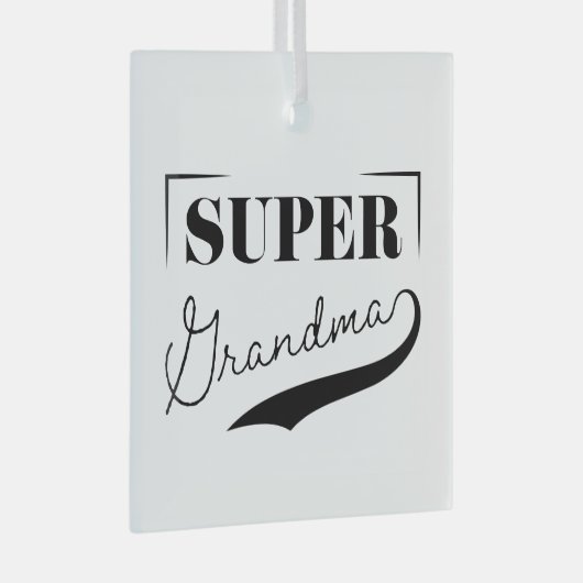 おばあすごいちゃん ガラスオーナメント (正面右)