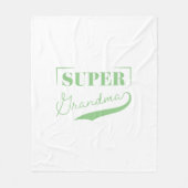 おばあすごいちゃん フリースブランケット (正面)