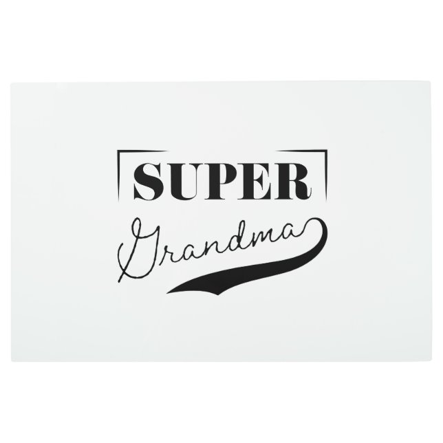 おばあすごいちゃん メタルプリント (正面)