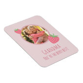 おばあちゃんあなたはのベリ最高のー写真 マグネット (右側)