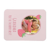 おばあちゃんあなたはのベリ最高のー写真 マグネット (横)