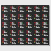 おばあちゃんいけな頼のクリスマス一覧の家族 ラッピングペーパー (フラット)