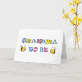 おばあちゃんおめでとうカード カード (黄色い花)