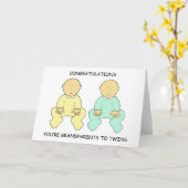 おばあちゃんおめでとう カード (黄色い花)