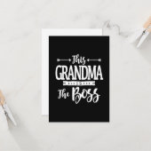 おばあちゃんおもしろいはボスマザーズの日 カード (正面/裏面インサイチュ)