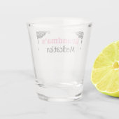 おばあちゃんおもしろい医学かわいい薬ヴィンテージ ショットグラス (裏面)