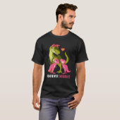 おばあちゃんおもしろい恐竜2 2つの子供グラニサウルス Tシャツ (正面フル)