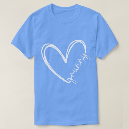 おばあちゃんおもしろい母の日の女性のための祖母のハート Tシャツ (デザイン正面)