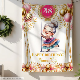 おばあちゃんおもしろい毛布リタイアメントギフトアイディア フリースブランケット