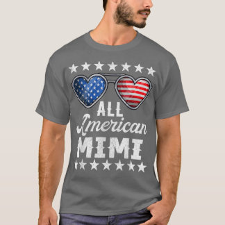 おばあちゃんおもしろい7月4日女性、オールアメリカン Tシャツ