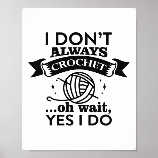 おばあちゃんおもしろい、お母さん、アート・ラブのためのクロシェ引用文 ポスター (正面)