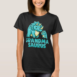 おばあちゃんおもしろいSaurus Grandmasaurus恐竜 Tシャツ