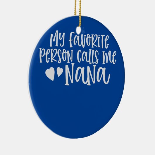 おばあちゃんお気に入りのにナナギフトって呼ばれてるんだよ セラミックオーナメント (右)