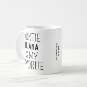 おばあちゃんお気に入りののおもしろいシャワーありがとう コーヒーマグカップ (正面左)