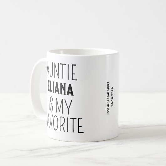 おばあちゃんお気に入りののおもしろいシャワーありがとう コーヒーマグカップ (正面左)