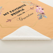 おばあちゃんお気に入りのブランケットって呼ばれてる シェルパブランケット (3/4)