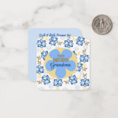 おばあちゃんお誕生日おめでとう ノートカード (正面/裏面インサイチュ)