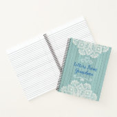 おばあちゃんからのカスタマイズ可能な手紙 ノートブック (内部)