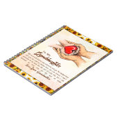 おばあちゃんからの孫娘ひまわりプレゼント ノートブック (左側)