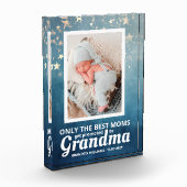 おばあちゃんかわいいスターベビー フォトブロック (左)