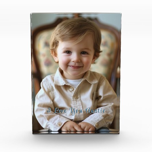 おばあちゃんかわいらしおばあちゃんのこと大好き フォトブロック (正面)