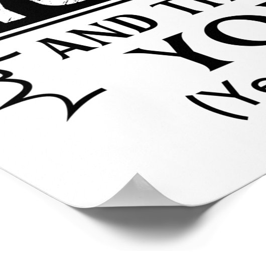 おばあちゃんがいるなんて怖がら熱狂するない ポスター (角)